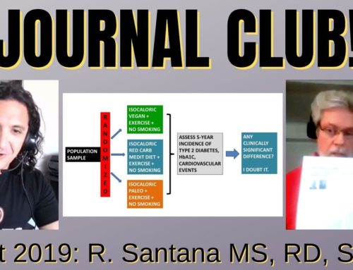 Greysteel Journal Club Oct ’19 w. Robert Santana MS, RD, SSC